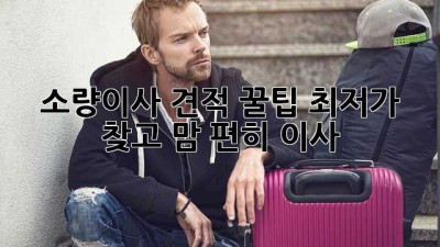소량이사 견적 꿀팁🍯 최저가 찾고 맘 편히 이사!